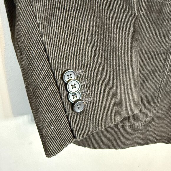 Banana Republic Corduroy Sport Coat Dinner Jacket Blazer Men's 44R Brown Preppy - Picture 6 of 11